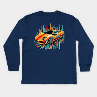 Lamborghini Murcielago Kids Long Sleeve T-Shirt